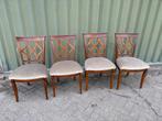 Vintage Stoelen Set, Ophalen, Gebruikt, Vier, H