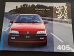 Folder set Peugeot 405 modeljaar 1994 Duits, Boeken, Ophalen of Verzenden, Zo goed als nieuw, Peugeot