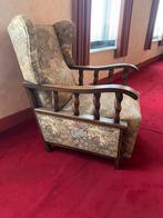 Vintage / antieke fauteuil, Ophalen, Gebruikt, 75 tot 100 cm, 50 tot 75 cm