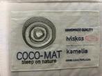 Coco-mat boxspring 180x200 stevig inc topper. Event. Hästens, 180 cm, Ophalen of Verzenden, Wit, Zo goed als nieuw