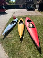 3 kano’s, Watersport en Boten, Kano's, Ophalen, Gebruikt, Eén persoon, Met peddels