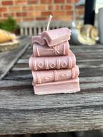 Handgemaakte kaars 'Boeken', Huis en Inrichting, Overige materialen, Overige kleuren, Verzenden, Nieuw