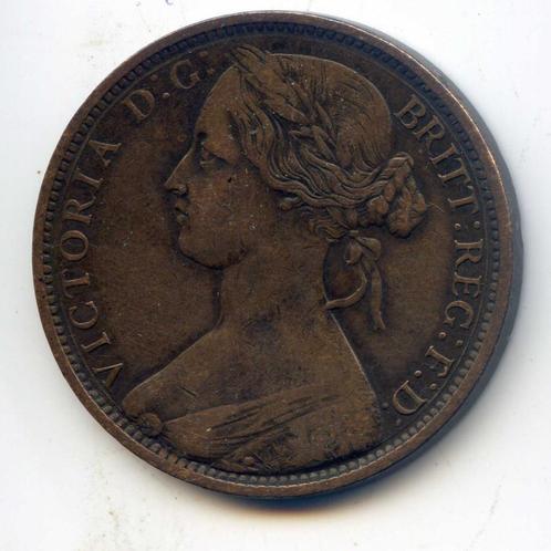 Groot-Brittannië 1 Penny 1862, Postzegels en Munten, Munten | Europa | Niet-Euromunten, Overige landen, Verzenden