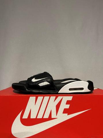 ALS NIEUW! Maat 38 - Nike Air Max 90 Slide Slippers Black beschikbaar voor biedingen