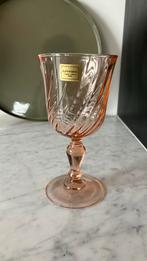Roze Luminarc kristal wijnglas, Ophalen of Verzenden