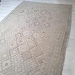 Afghaanse kelim 2 bij 3 meter grijs beige, Huis en Inrichting, Gebruikt, 150 tot 200 cm, 200 cm of meer, Crème