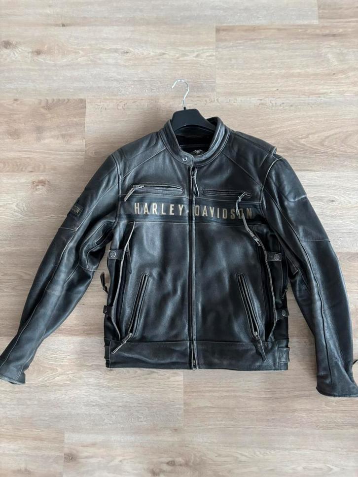 Harley Davidson motor jas, Motoren, Kleding | Motorkleding, Jas | leer, Heren, Nieuw zonder kaartje, Ophalen of Verzenden