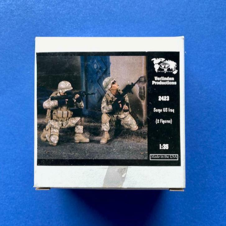 Verlinden	2423	Surge US Iraq	1/35	Resin, Hobby en Vrije tijd, Modelbouw | Figuren en Diorama's, Nieuw, 1:35 tot 1:50, Ophalen of Verzenden