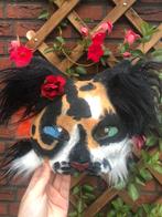 Therian/ furry mask calico cat, Hobby en Vrije tijd, Kostuums, Theaterbenodigdheden en LARP, Verzenden, Nieuw