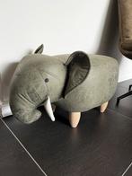Poef kruk olifant kwantum olifantpoef kinderkamer jungle, Minder dan 50 cm, Ophalen of Verzenden, Zo goed als nieuw, 50 tot 75 cm