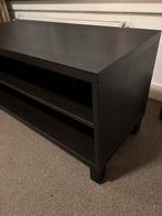 Zwart tv/ stereo meubel, Ophalen, Overige materialen, Gebruikt, 50 tot 100 cm