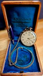 Zeldzame Union SA Soleure 14k Gouden Zakhorloge.ca 1905–1910, Sieraden, Tassen en Uiterlijk, Horloges | Antiek, Ophalen of Verzenden