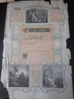 Getuigschrift voor de Christelijke school in Rotterdam Dore, Ophalen of Verzenden, 19e eeuw, Gelezen
