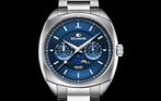 Solmani Luna herenhorloge Nieuw in box, Sieraden, Tassen en Uiterlijk, Armbanden, Ophalen of Verzenden, Nieuw, Blauw, Staal