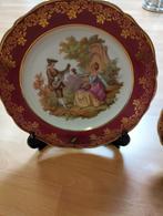 Limoges Porseleinen Borden - Romantisch Tafereel, Antiek en Kunst, Antiek | Porselein, Ophalen of Verzenden