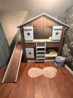 Boomhut Stapelbed met Glijbaan, Matrassen & Accessoires, Ophalen, Hoogslaper of Stapelbed, 180 cm of meer, 100 cm of meer