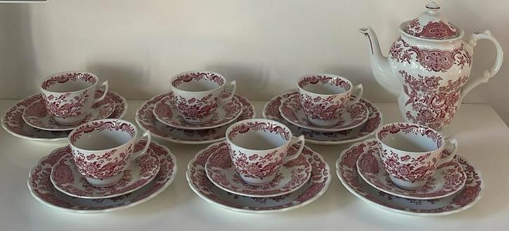 6 persoons Ridgway Windsor ontbijtservies, Huis en Inrichting, Keuken | Servies, Zo goed als nieuw, Kop(pen) en/of Schotel(s)