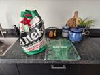 Heineken plunjezak Sail 2000 met Heineken rugzak, Ophalen of Verzenden, Gebruikt, 30 cm of meer