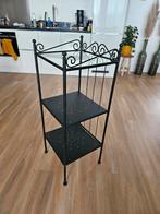 Sierlijk zwart metalen kastje (RONNSKAR, Ikea) 102x40x38cm, Huis en Inrichting, Woonaccessoires | Etagères, Gebruikt, Ophalen