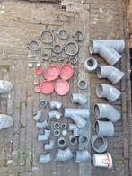 Diverse pvc riool en hwa hulpstukken, Doe-het-zelf en Verbouw, Buizen en Afvoer, Ophalen, Bochten, Pvc, Nieuw