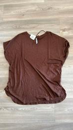 Prj 9 - Nieuw effen bruin shirt maat 42/44 Maxiblue, Bruin, Maat 42/44 (L), Nieuw, Ophalen of Verzenden