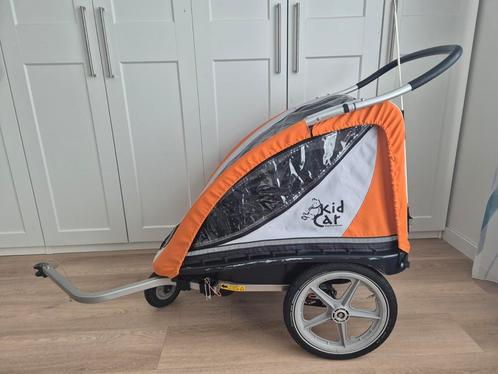 Mooi duo kidcar, Fietsen en Brommers, Fietsaccessoires | Aanhangers en Karren, Zo goed als nieuw, Vering, Ophalen