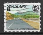 Swaziland 1989 25jr Afrikaanse Ontwikkelings Bank, Postzegels en Munten, Postzegels | Afrika, Overige landen, Verzenden, Gestempeld