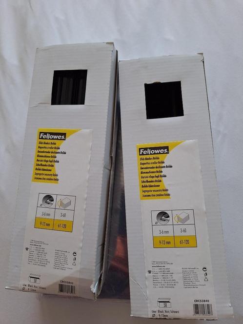 Inbindruggen zwart 9-12 mm 58 stuks, Diversen, Papierwaren, Nieuw, Ophalen of Verzenden