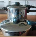 Bespaar gas ! Grote Fissler snelkookpan en snelkookbraadpan, Verzenden, Rvs, Kookpan of Snelkookpan