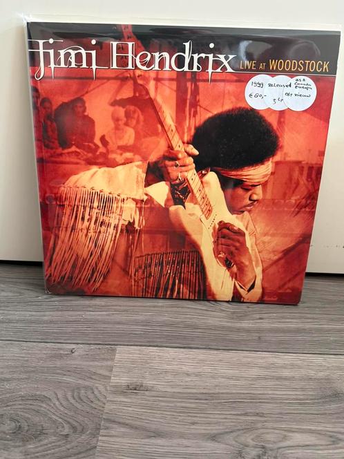 jimi Hendrix Live at Woodstock (1999 persing), Cd's en Dvd's, Vinyl | Rock, Zo goed als nieuw, Poprock, Ophalen of Verzenden
