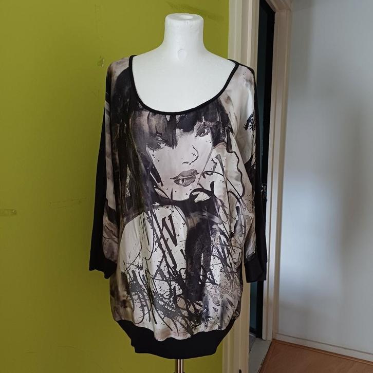 Leuke top van Geisha maat XXL, Kleding | Dames, Grote Maten, Zo goed als nieuw, Shirt of Top, Zwart, Ophalen of Verzenden