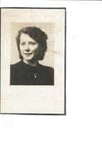 Oorlog WO II  Wijnbergen - Zevenaar  Wilhelmina Verheij, Verzenden, Bidprentje