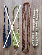 Nog 2 vintage kettingen met aparte kralen en/of verbindingen, Ophalen of Verzenden, Gebruikt, Overige kleuren, Kunststof