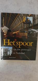 boek het spoor 150 jaar spoorwegen in nederland, Boeken, Vervoer en Transport, Ophalen of Verzenden, Trein, Zo goed als nieuw