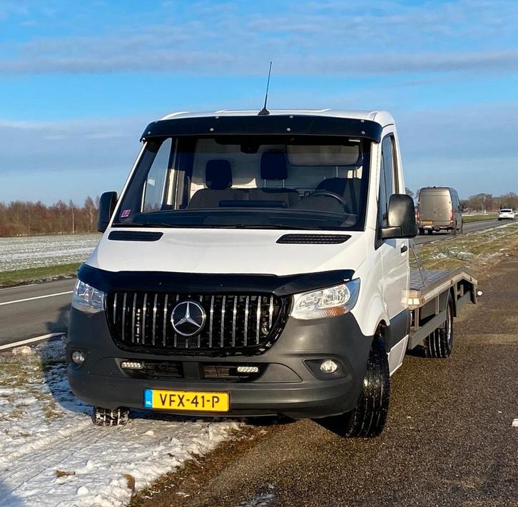 Mercedes-Benz Sprinter 3.0 V6 140KW 2020 Oprijwagen, Auto's, Bestelauto's, Particulier, ABS, Airbags, Airconditioning, Bluetooth