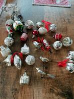 Partij oude glazen kerstballen te koop, Diversen, Kerst, Ophalen of Verzenden, Gebruikt
