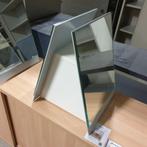 Kappers spiegel dubbel, Huis en Inrichting, Woonaccessoires | Spiegels, Ophalen of Verzenden, Gebruikt, Rechthoekig, Minder dan 50 cm