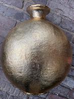 Te koop: grote gouden vaas, hoogte 40 cm, Ophalen of Verzenden, Zo goed als nieuw, Overige kleuren, Minder dan 50 cm
