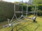 Triple / dubbel trailer voor splash / laser / optimist, Watersport en Boten, Ophalen, Gebruikt, Overige typen, Zeilboot