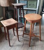 3 brocante plantentafeltjes, Antiek en Kunst, Curiosa en Brocante, Ophalen