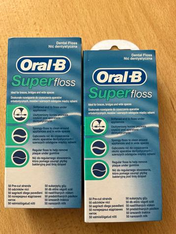 2x Nieuwe Oral-B Superfloss beschikbaar voor biedingen