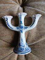 Delfts Blauwe Kandelaar met drie armen, Ophalen of Verzenden