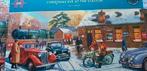 Christmas eve at the station,  Gibsons puzzel, 636 stukjes, Hobby en Vrije tijd, Ophalen of Verzenden, 500 t/m 1500 stukjes, Zo goed als nieuw