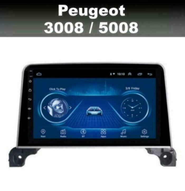 Peugeot 3008 5008 radio navigatie android 9 wifi dab+ carkit, Auto diversen, Autoradio's, Nieuw, Ophalen of Verzenden