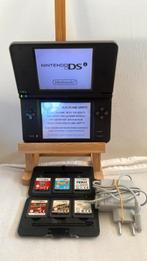 Dsi XL Krasvrij mer games en oplader o.a mario, Spelcomputers en Games, Met games, Zwart, Dsi, Ophalen of Verzenden