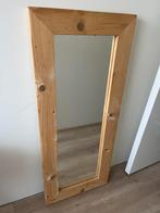Mooie houten spiegel – 98 x 41 cm!, Huis en Inrichting, Woonaccessoires | Spiegels, Ophalen, Minder dan 50 cm, Zo goed als nieuw
