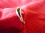 Vintage zilveren ring met onix 925 gekeurd, Gebruikt, Verzenden, 17 tot 18, Met edelsteen