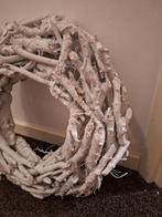Witte krans van taken, Huis en Inrichting, Woonaccessoires | Kransen, Ophalen of Verzenden, Zo goed als nieuw