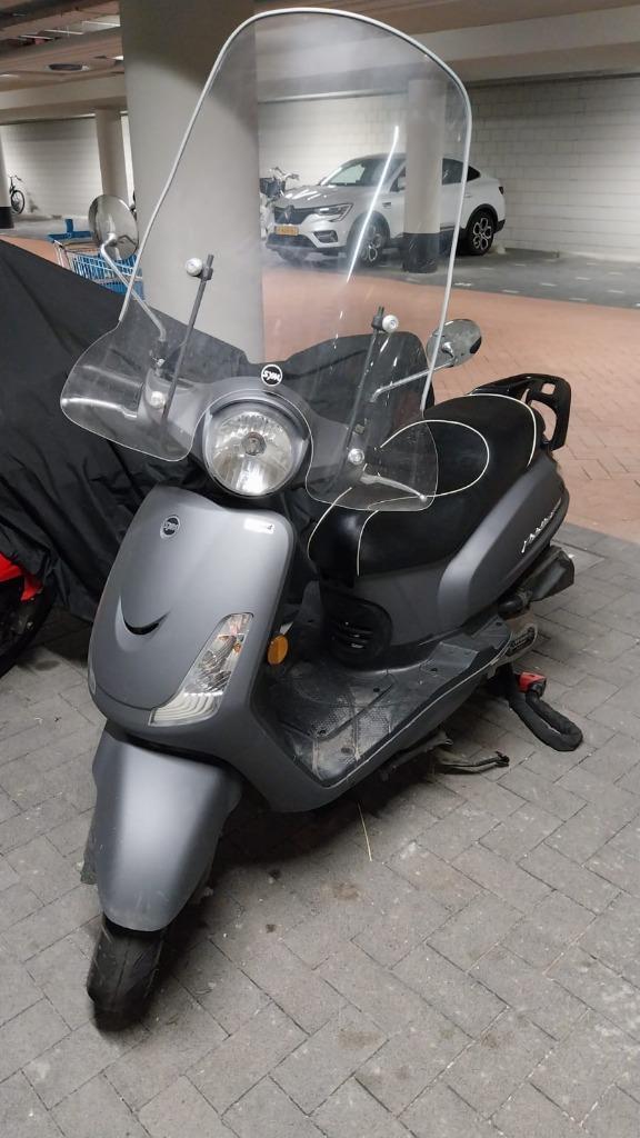 Scooter Sym Fiddle 2, Fietsen en Brommers, Scooters | SYM, Gebruikt, Fiddle, Maximaal 25 km/u, Benzine, Ophalen