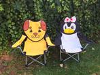 2 kinder campingstoelen, Caravans en Kamperen, Ophalen, Zo goed als nieuw
